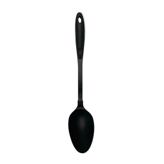 13'' Black Nylon Spoon Stainless Steel Handle Kitchen Tools Utensil